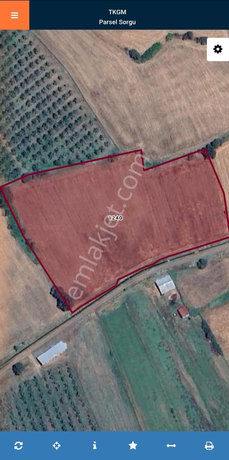 Çanakkale Biga Bakacak Köyünde Satılık 14.049 M2 Satılık Tarla - Görsel 7