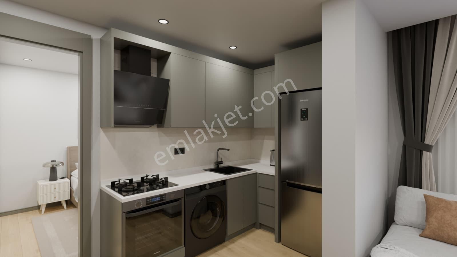 Sinan Mahallesinde Cephe Seçenekli Modern 1+1 'ler - Görsel 4