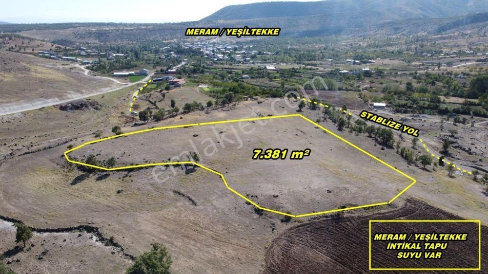 Konya / Meram / Yeşiltekke Mahallesinde 7.381 M² Hisse Tapulu Tarla