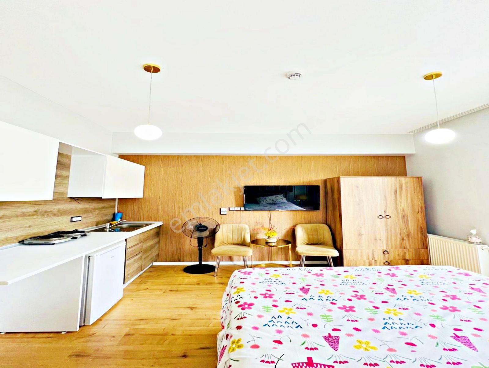 Talatpaşa Mah Site İçi Full Eşyalı 1+0 Ana Cadde Üzeri Kiralık Daire - Görsel 3