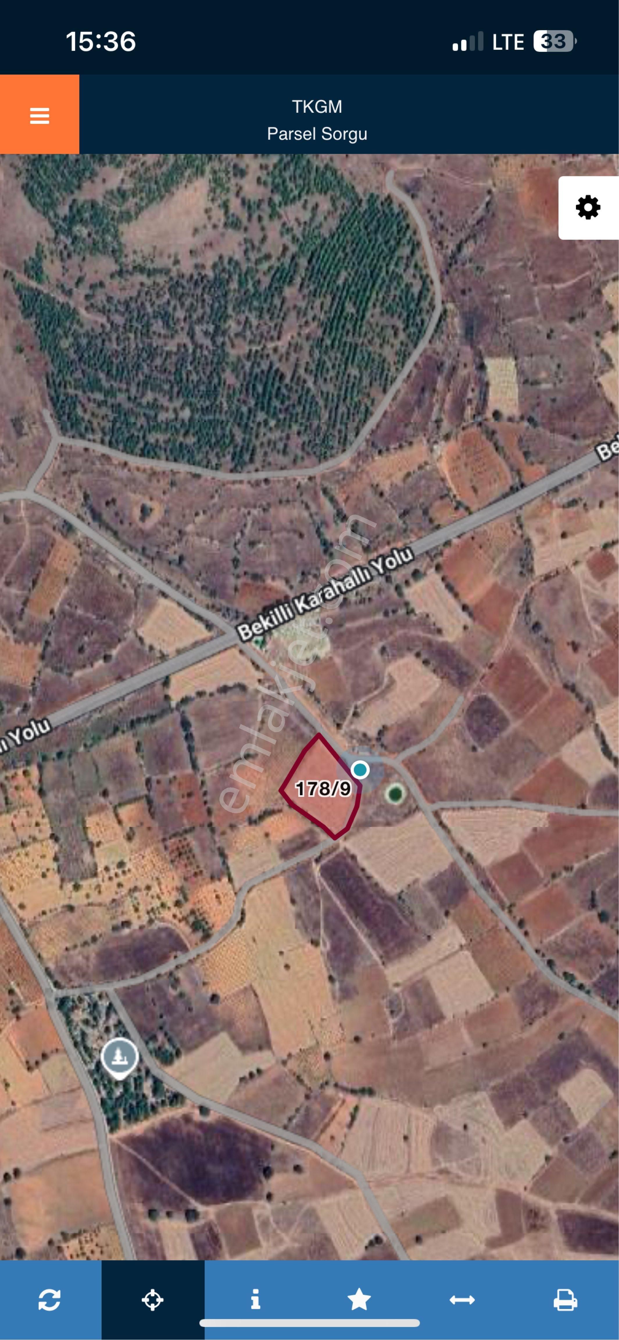 Karahallıda 6631m2 Yolu Suyu Olan Tarla - Görsel 6