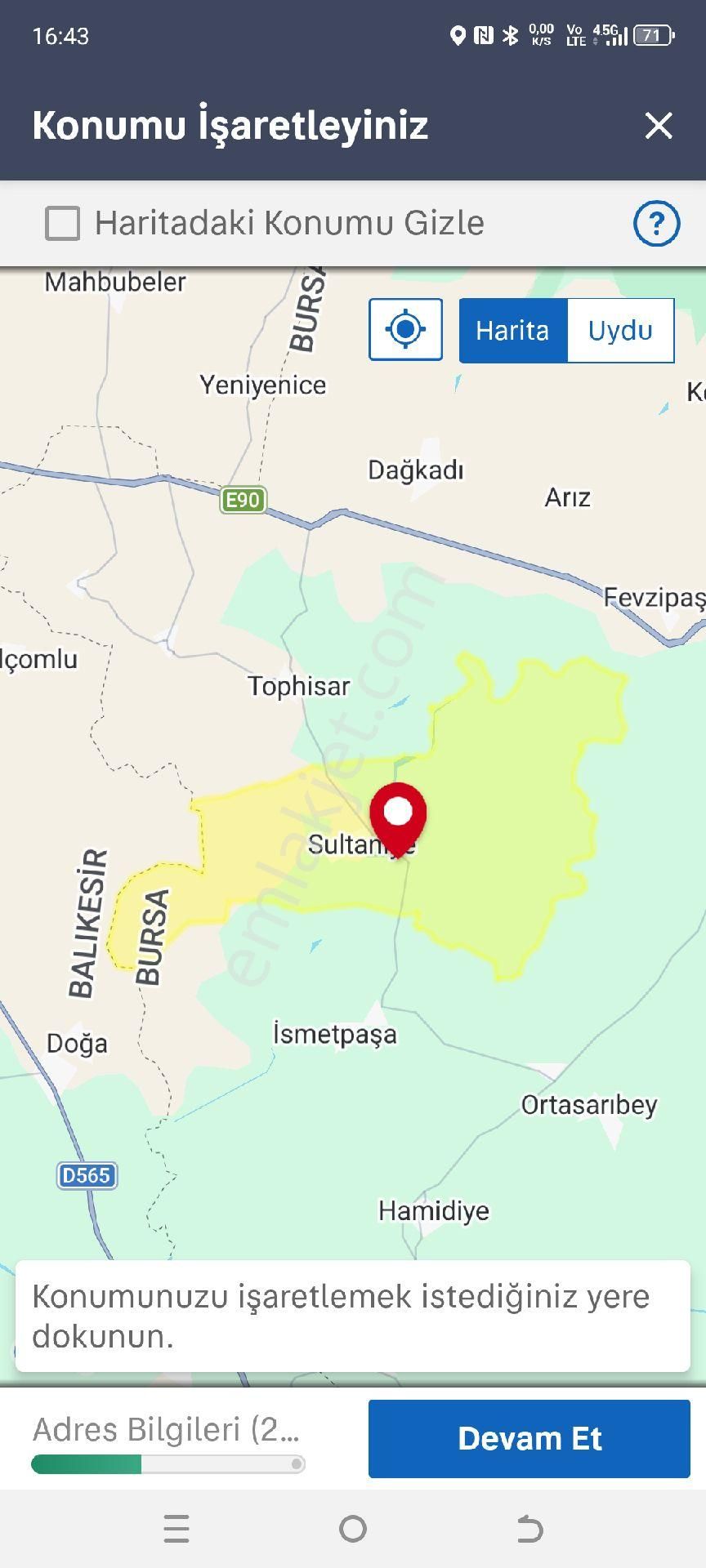 My Ekipdenbursa Karacabey Sultaniyede Müstakil Tapulu Konut İmarlı Arsa