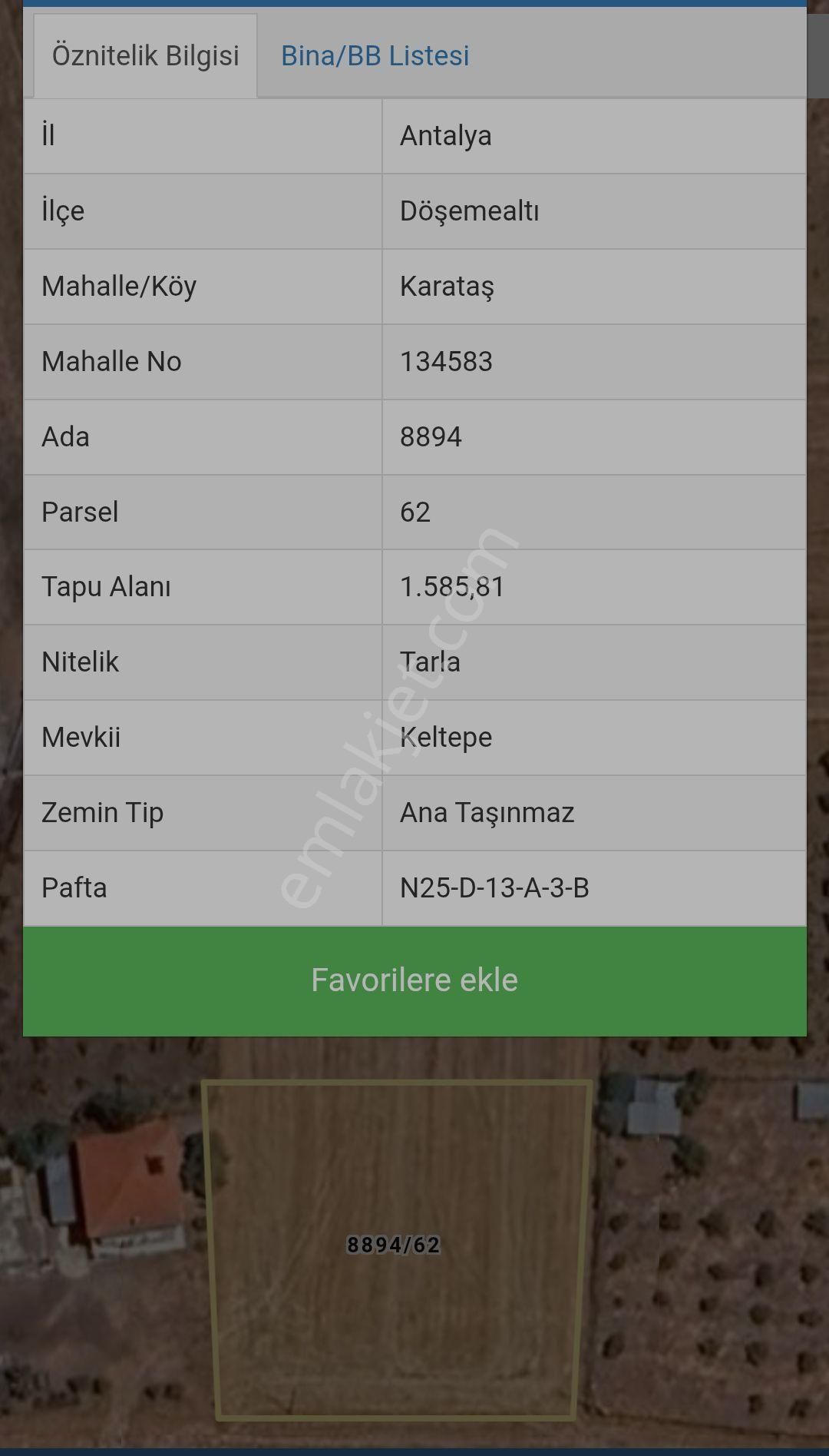 Döşemealtı Karataş' Ta Satılık - Görsel 13