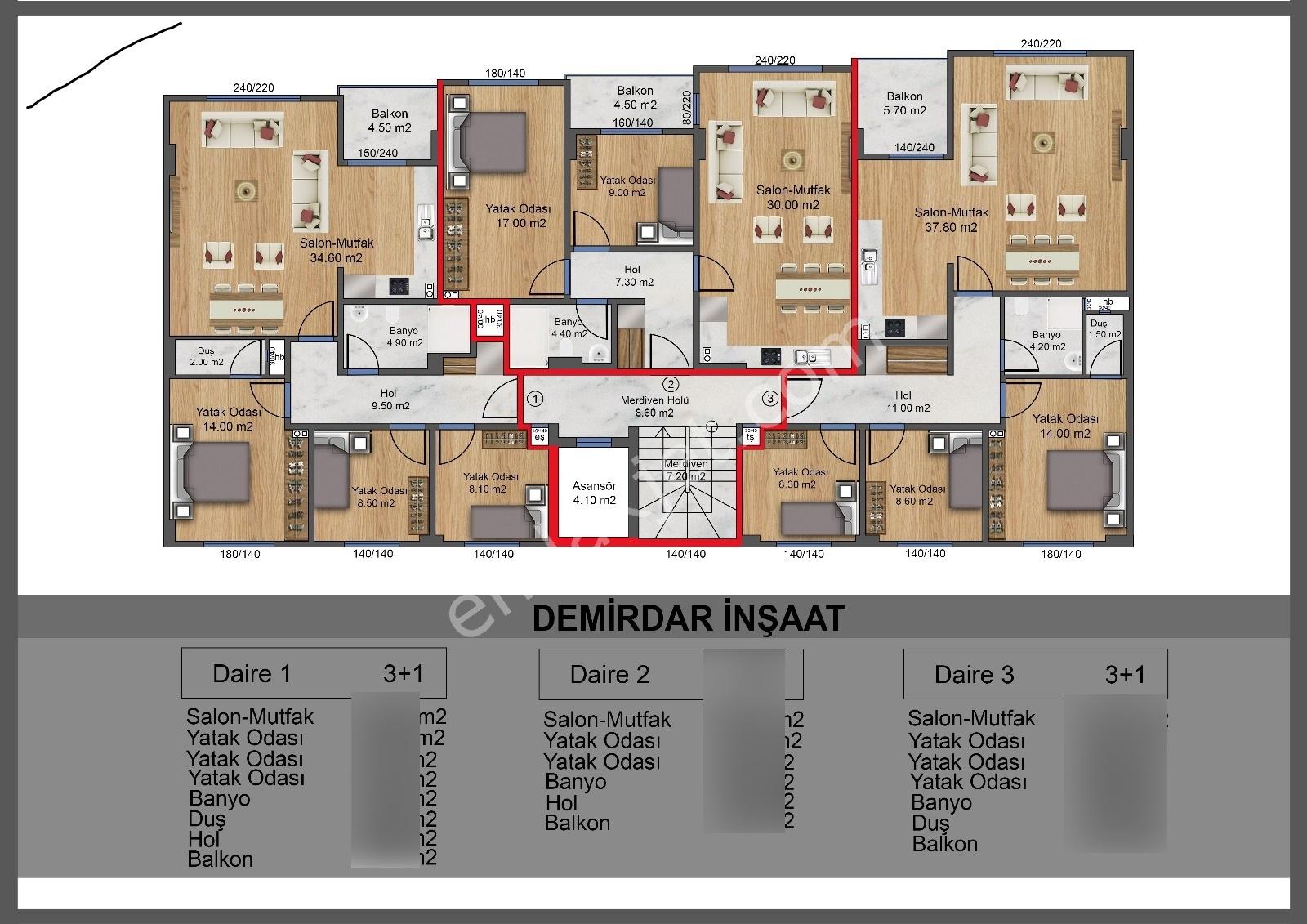Aydın Emlak Ballıca İncüvez Mevkii 2026 Eylül Teslim 95m² 2+1 - Görsel 7