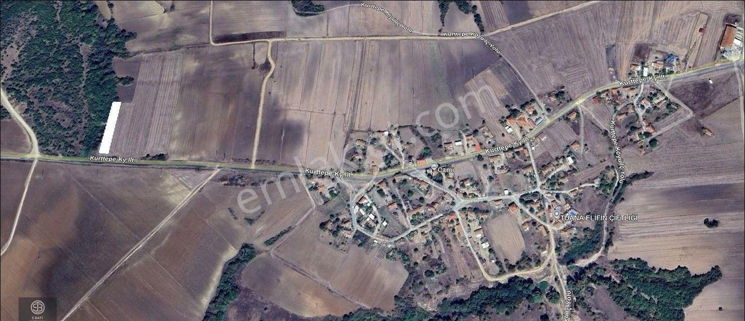 Edirne Uzunköprü Kurttepe. Köye Yakın Asfalt Ve Orman Cephe - Görsel 33