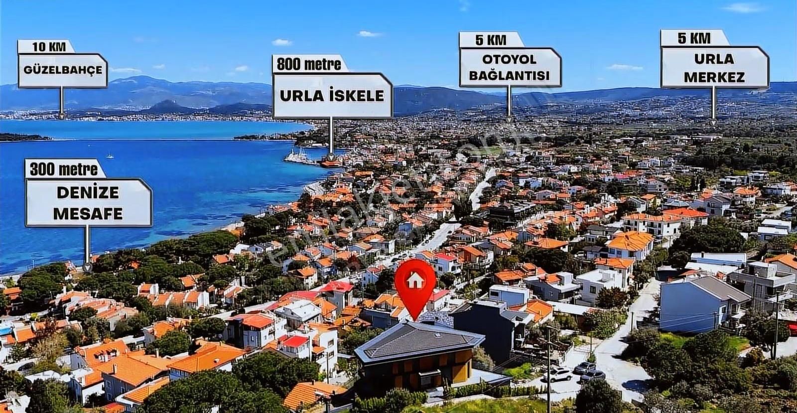Urla İskele Kesintisiz Deniz Manzaralı Sonsuzluk Havuzlu Villa - Görsel 32
