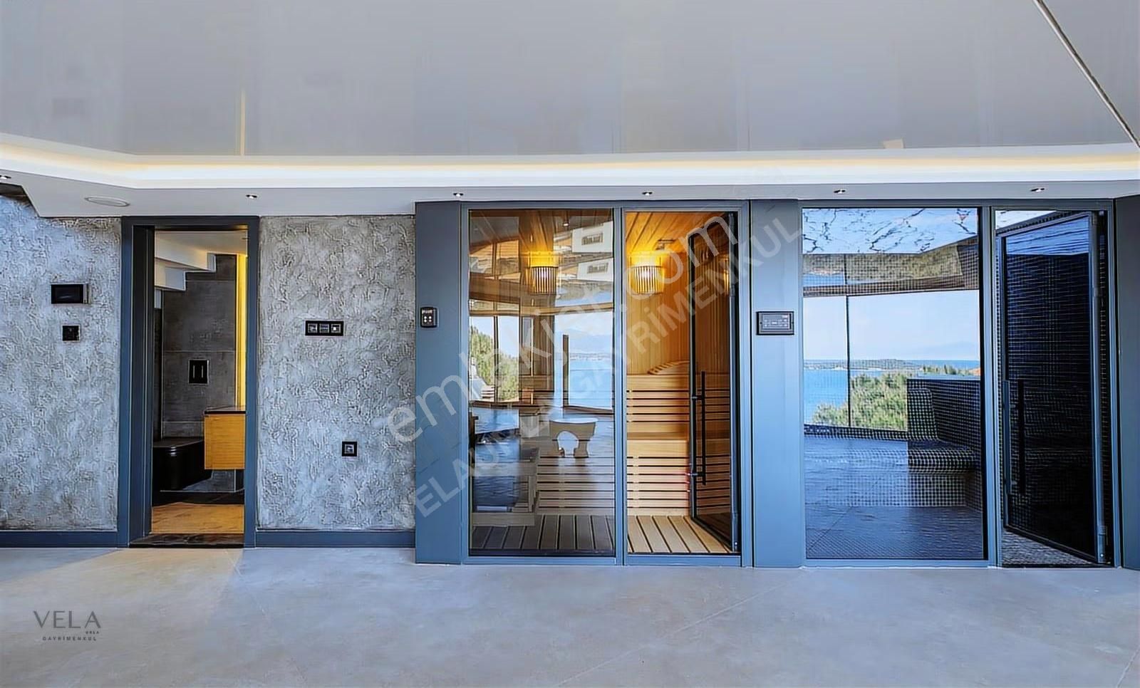 Urla İskele Kesintisiz Deniz Manzaralı Sonsuzluk Havuzlu Villa - Görsel 26