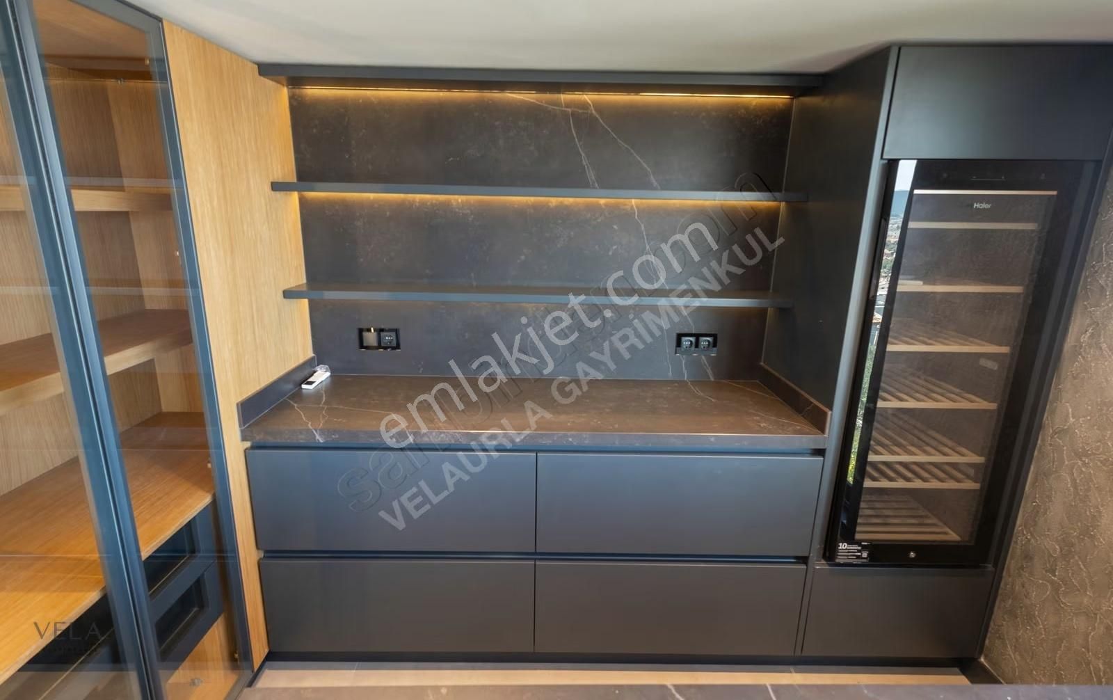 Urla İskele Kesintisiz Deniz Manzaralı Sonsuzluk Havuzlu Villa - Görsel 25