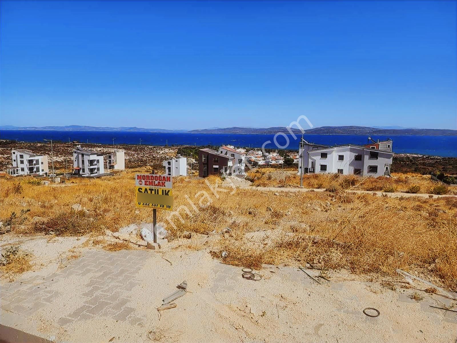 Mordoğan Emlaktan Kamukentte 490 Ada Da Deniz Manz. Arsa - Görsel 12