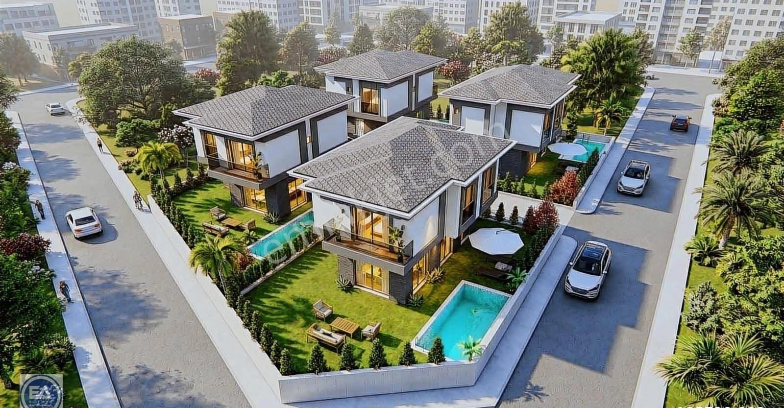 Tek Müstakil Özel Havuzlu Taksitle 3+1 Villalar - Görsel 13