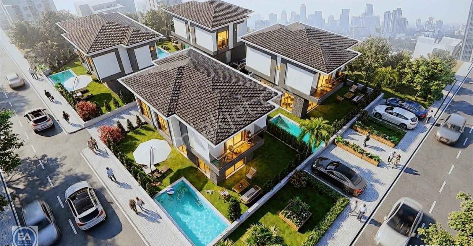 Tek Müstakil Özel Havuzlu Taksitle 3+1 Villalar - Görsel 8