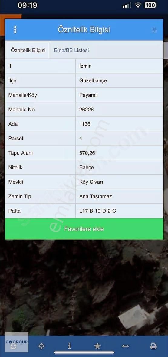 Acil Satılık Güzelbahçe Payamlı Köy İçi İmarlı Arsa