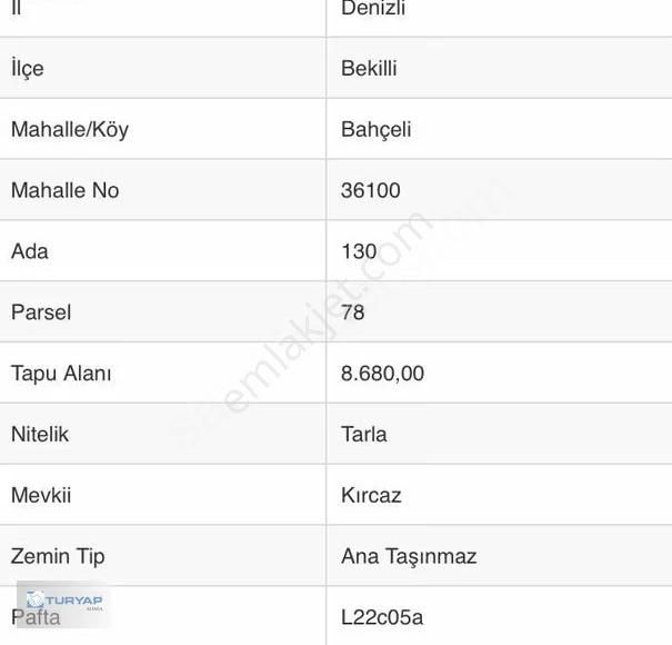 Bahçelide Yatırımlık Fırsat Tarla - Görsel 2