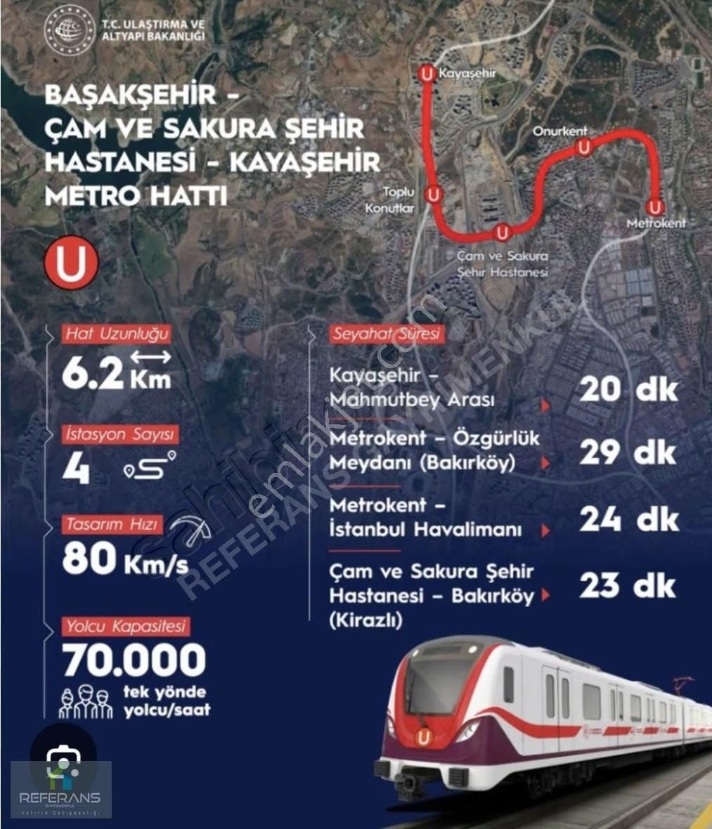 *kayaşehir 15.bölge Ara Kat Metro Yanı Kapalı Balkon 2+1 Yapılı - Görsel 16