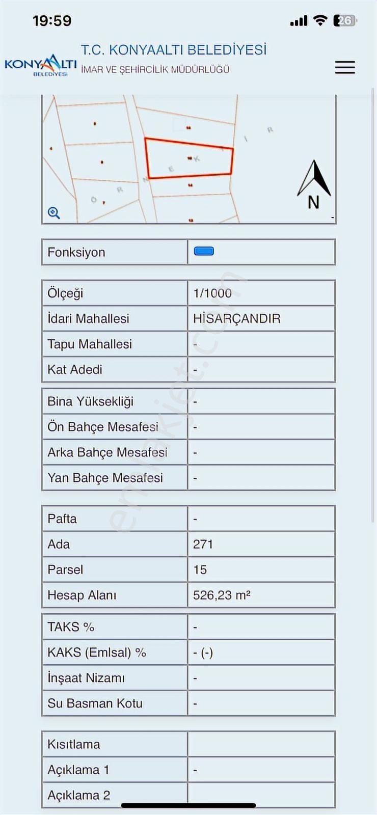 Konyaaltı Hisarçandır'da Satılık Tarla - Görsel 5