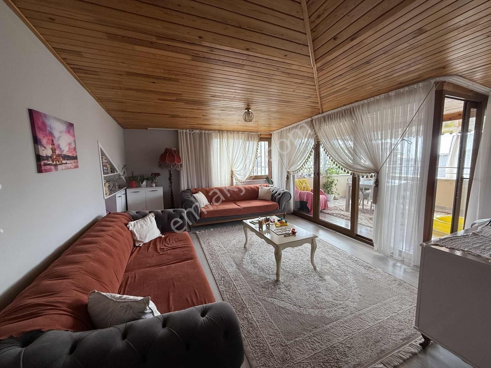 Alanya Hasbahçe De Deniz Ve Kale Manzaralı 5+1 Ayrı Mutfak Daire - Görsel 19