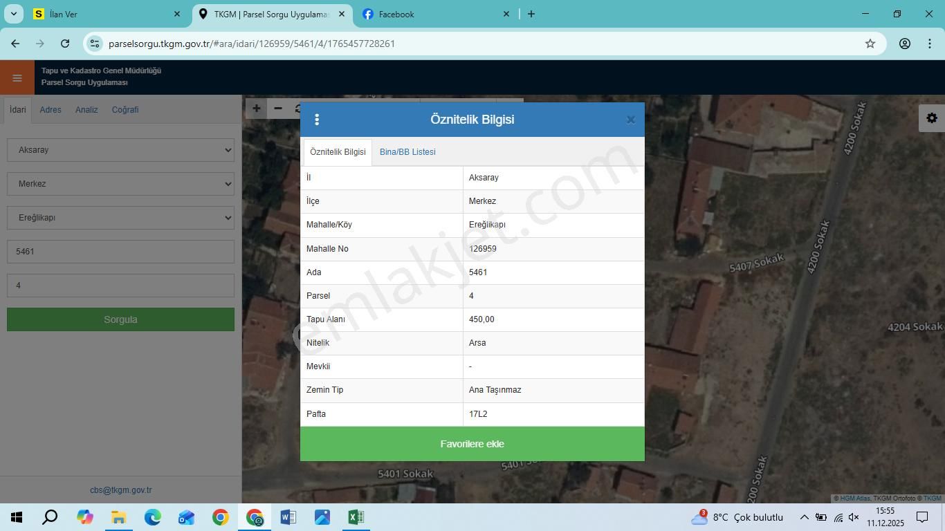 Aksaray Ereğli Kapı Da Kat Karşılığı 2 Adet Arsa - Görsel 6