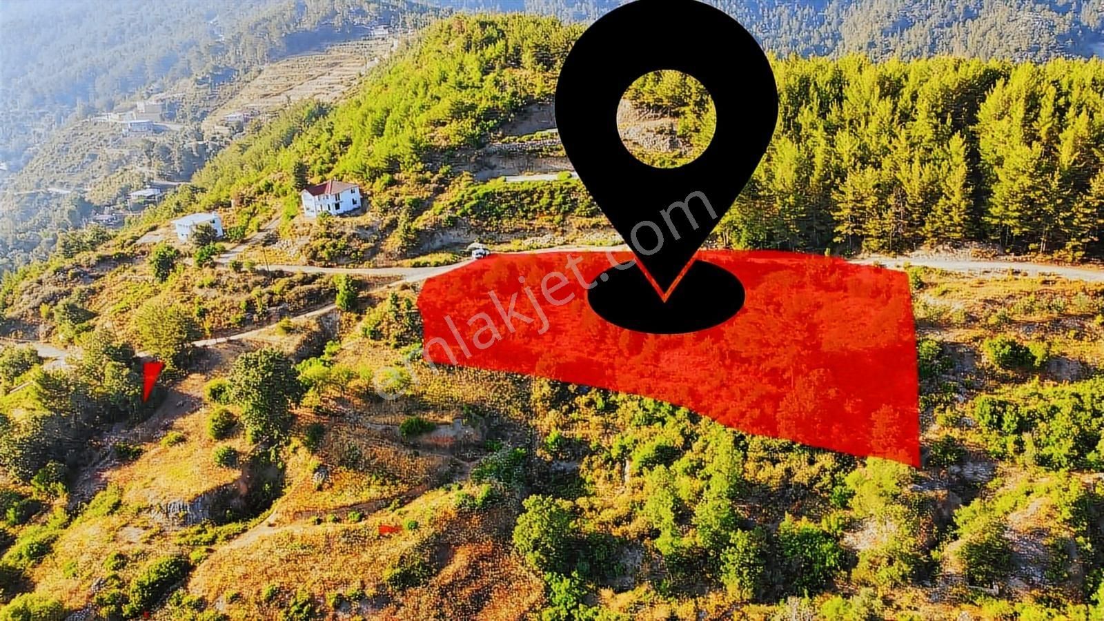 Alanya Üzümlü De Deniz, Baraj Manzaralı 1300 M2 Fırsat Tarla - Görsel 10