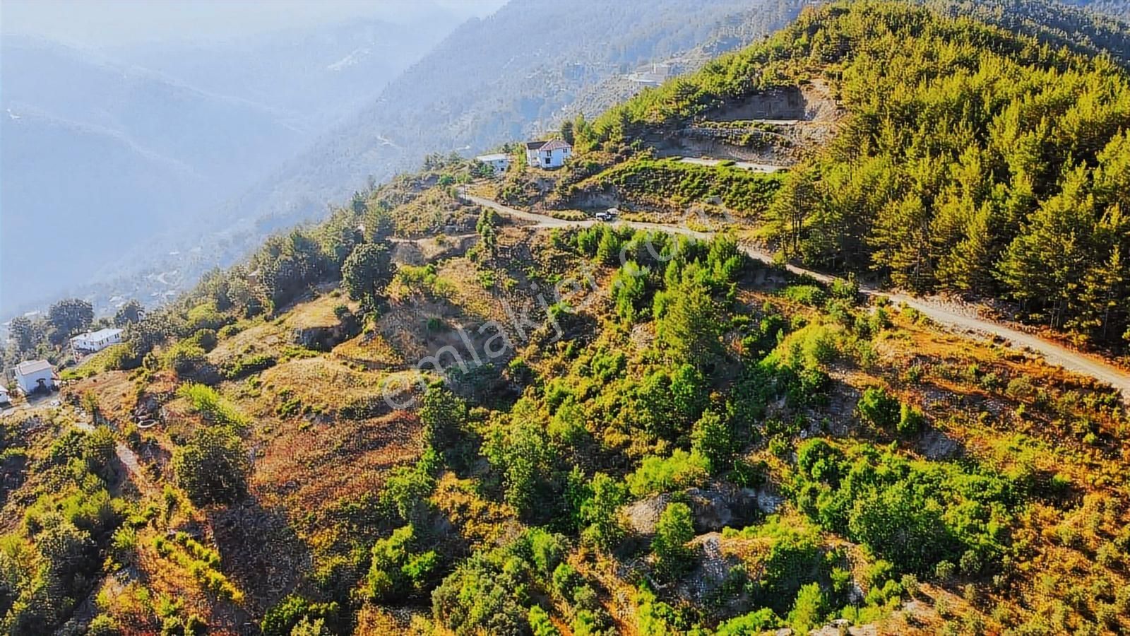 Alanya Üzümlü De Deniz, Baraj Manzaralı 1300 M2 Fırsat Tarla - Görsel 6