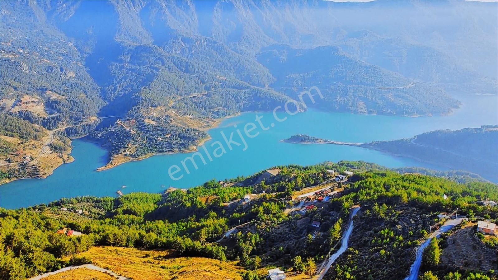 Alanya Üzümlü De Deniz, Baraj Manzaralı 1300 M2 Fırsat Tarla - Görsel 14