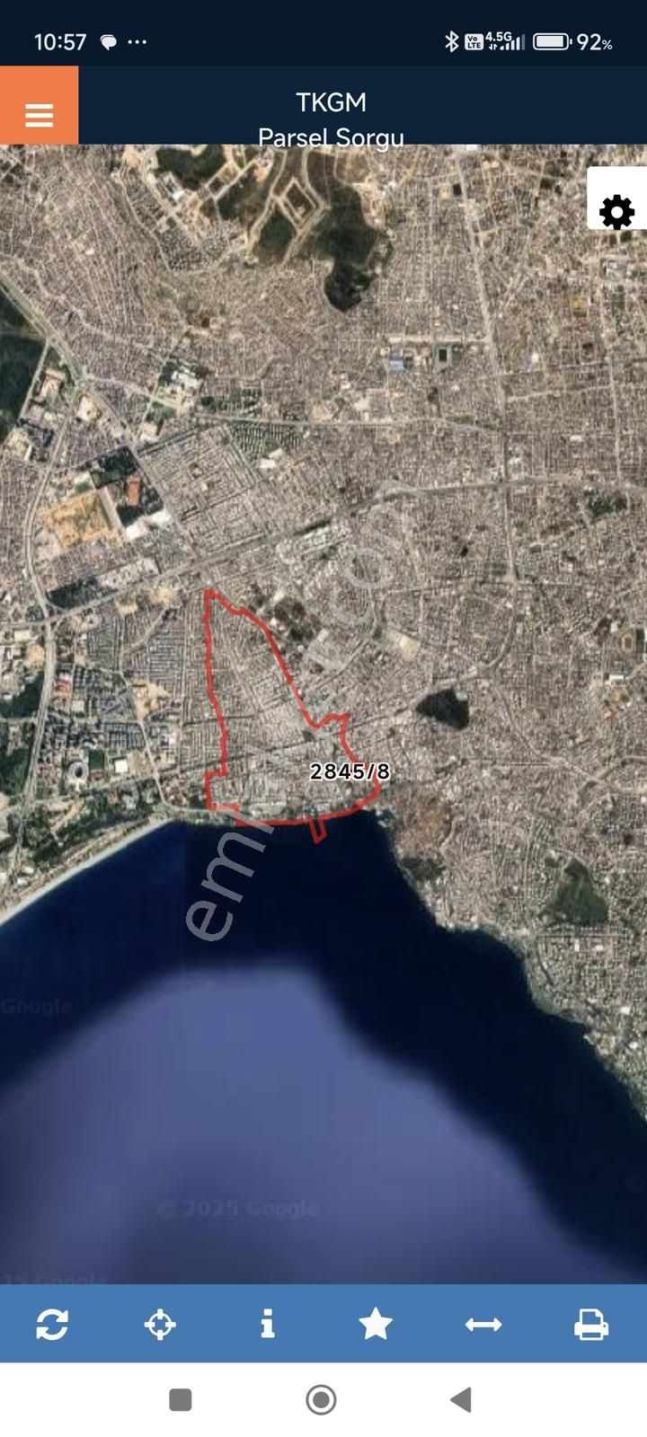 Kışla Mahallesinde Denize Adım Mesafe 187 M2 İmarlı Arsa