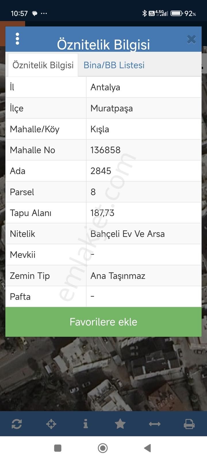 Kışla Mahallesinde Denize Adım Mesafe 187 M2 İmarlı Arsa - Görsel 3