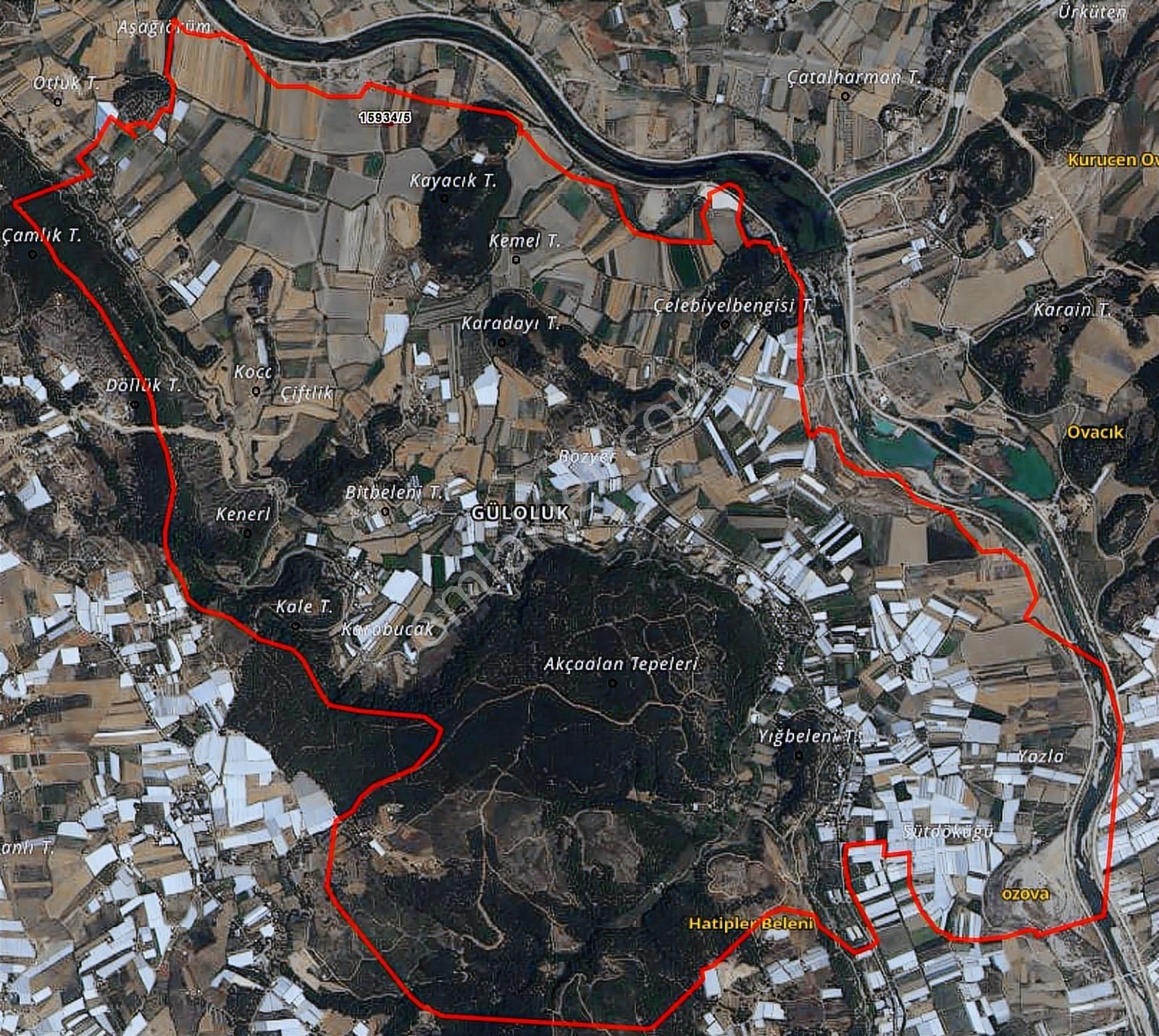 Müstakil Tapulu Satılık Tarla Antalya Aksu Güloluk'ta - Görsel 2