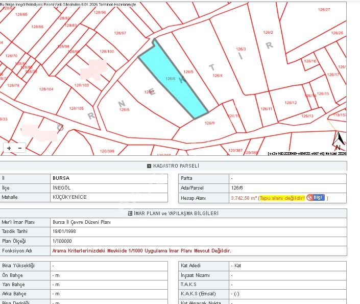 Akbaşlar Gayrimenkul & Emlak Güvencesiyle Satılık Tarla - Görsel 8