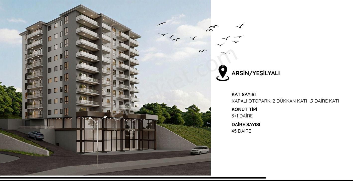 Trabzon Arsin'de Satılık 3+1 Daire (%50 Peşin + 18 Taksit) - Görsel 2