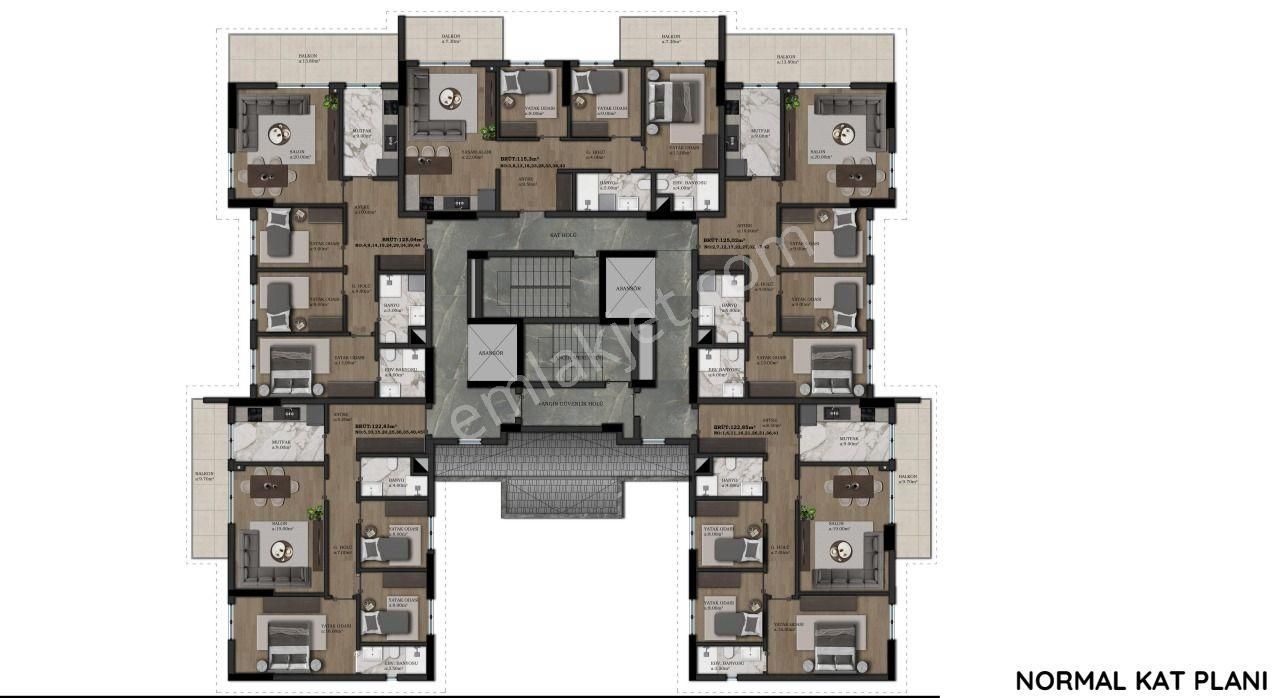 Trabzon Arsin'de Satılık 3+1 Daire (%50 Peşin + 18 Taksit) - Görsel 32