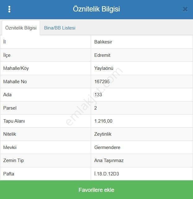 Golden Globy, Edremit Yaylaönü'nde Dere Kenarında Satılık 4,5 Dönüm Zeytinlik - Görsel 3