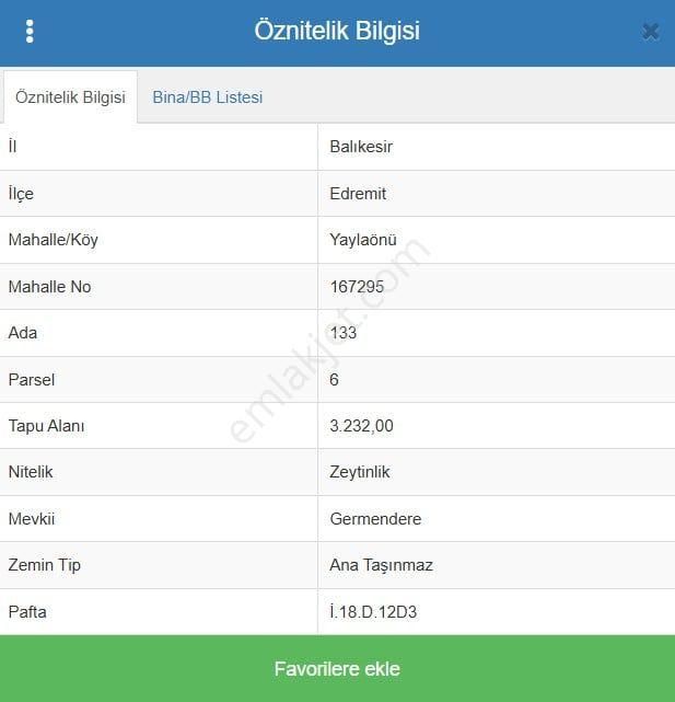 Golden Globy, Edremit Yaylaönü'nde Dere Kenarında Satılık 4,5 Dönüm Zeytinlik - Görsel 2