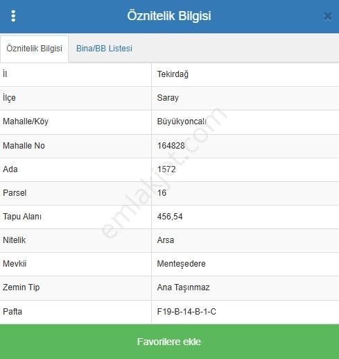 Saray B.yoncalı Satılık İmarlı İfrazlı Arsa !! - Görsel 13