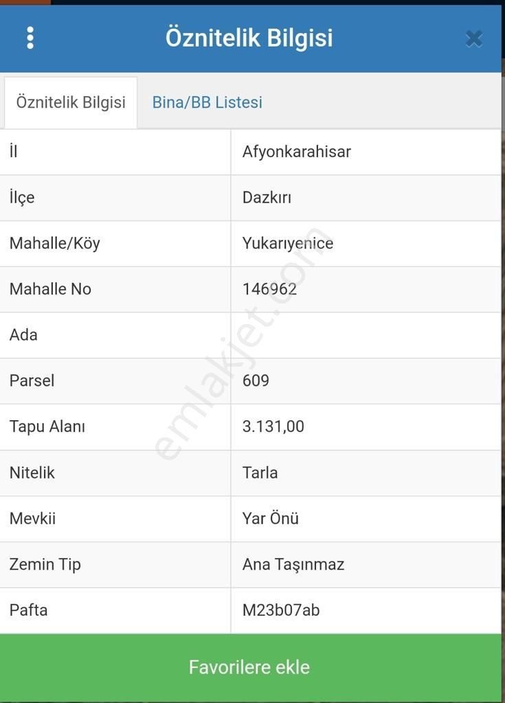 Dazkırı Yukarıyenıcede Anayola Yakın Yerleşime Yakın 3131m2 Satılık Arazi - Görsel 5