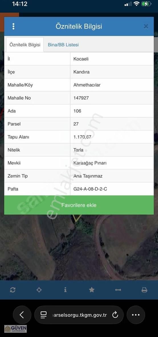 Kandıra Da Kupon Tarla Yol Su Var - Görsel 2