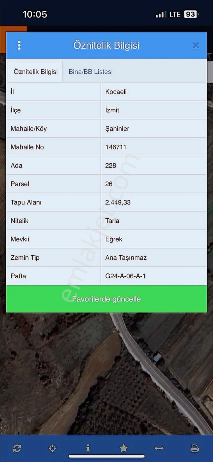 İzmit Şahinler Mahallesi'nde 2449,33 M2 %5 İmarlı Satılık Tarla - Görsel 12