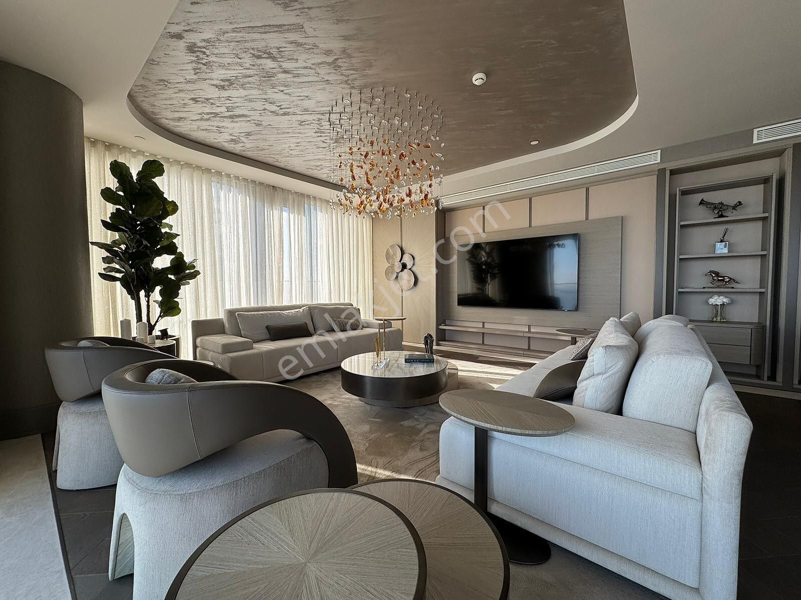 Yedi Mavide Deniz Manzaralı Eşyalı 5+1 Kiralık Daire | Tekce - Görsel 12