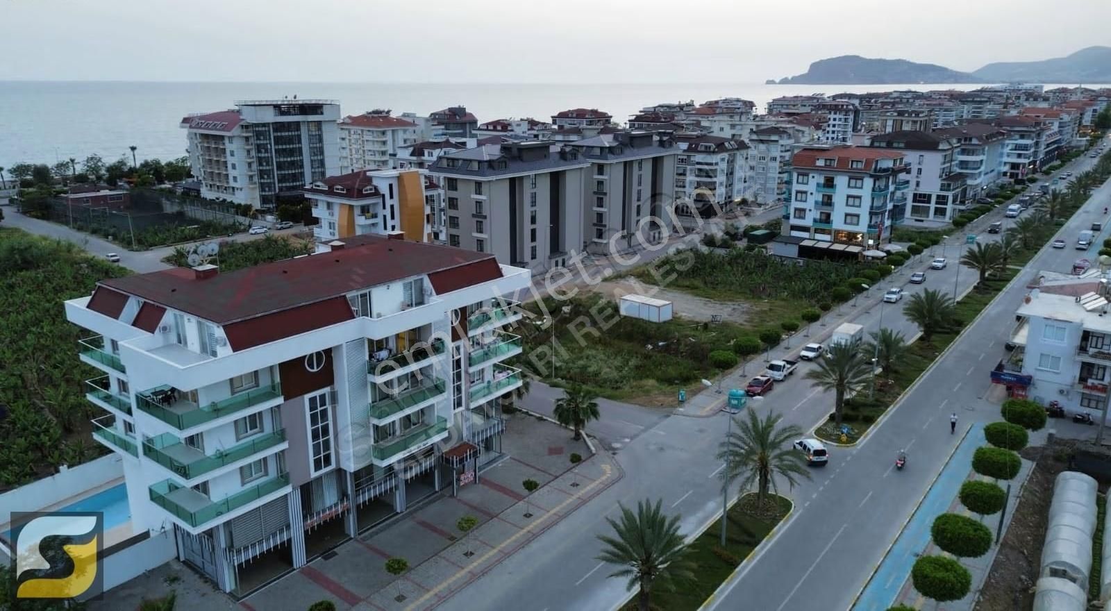 Alanya Kestelde Kiralık 1+1 Eşyalı Deniz Manzaralı Daire