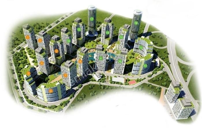 Kristalşehir 3+1 B Tipi Satılık Daire Ara Kat