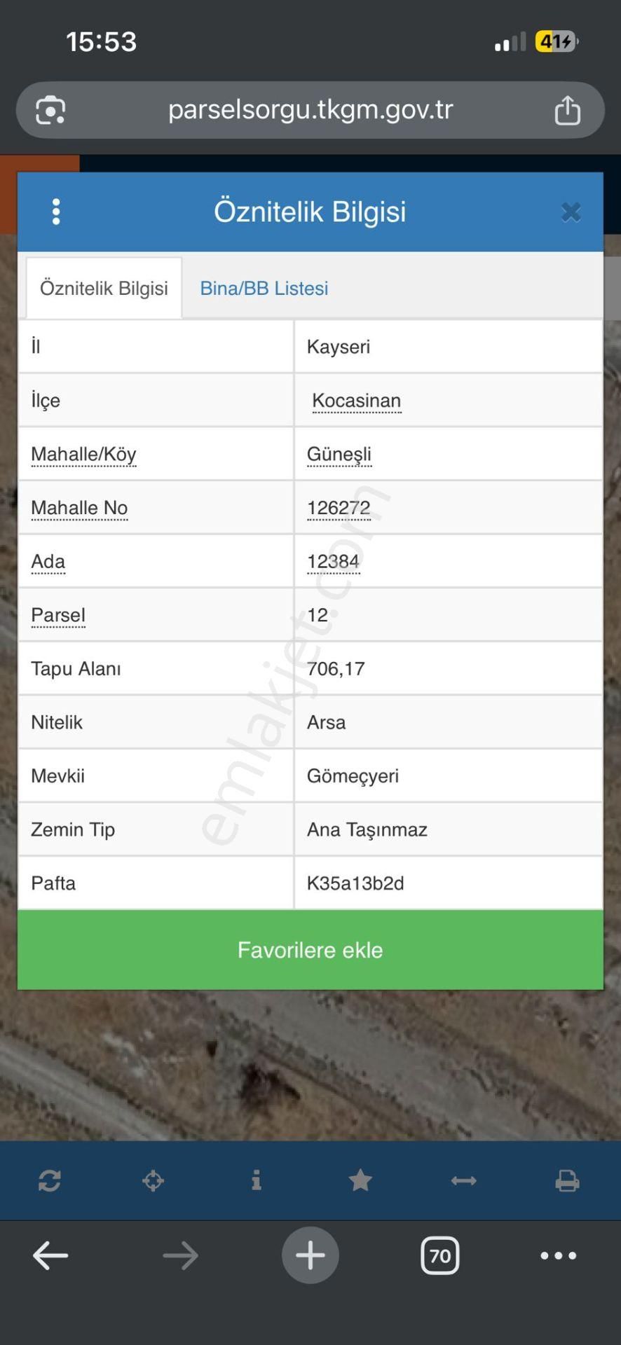 Anadolu Emlaktan Satılık Güneşlide Çift Yola Cephe 2 Adet Parsel - Görsel 4