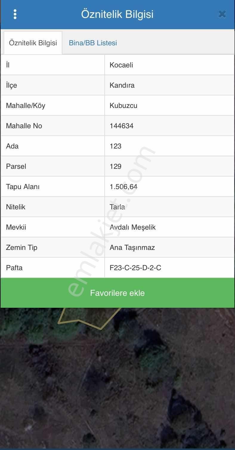 Satılık Kandıra Kubuzcu Da 1.500m2 Arsa - Görsel 6