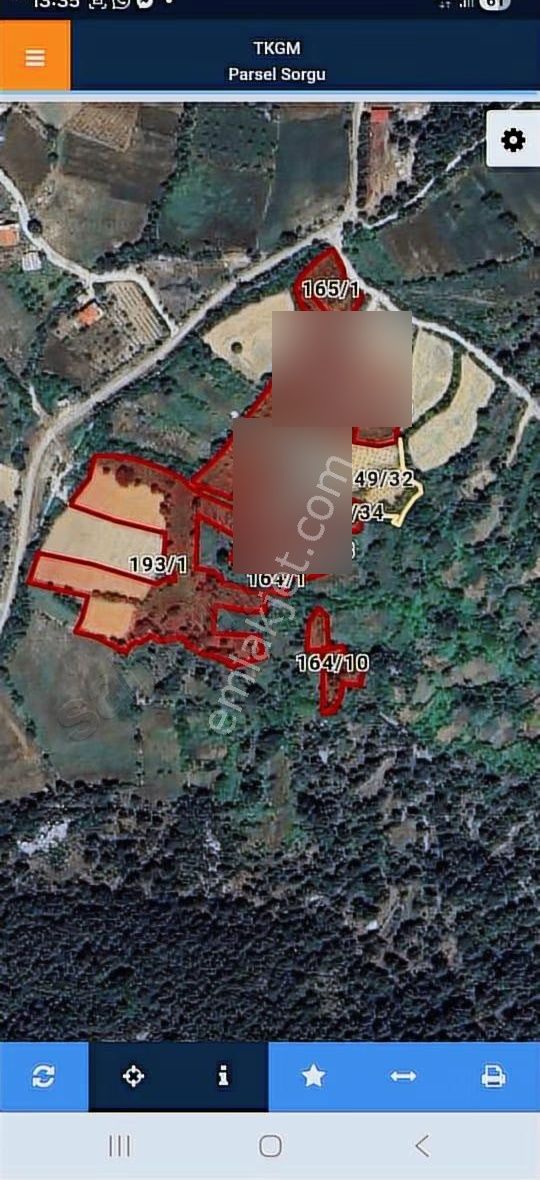 Antalya Akseki Mahmut Köyü De 662m Bağ Yeri Satılık Olup - Görsel 3