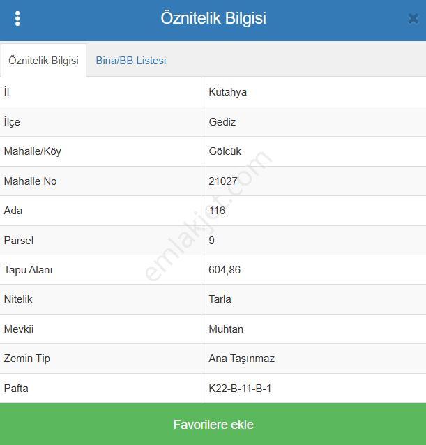 Kütahya Gediz Gölcük Köyünde 604 M² Tarla Satılıktır - Görsel 8