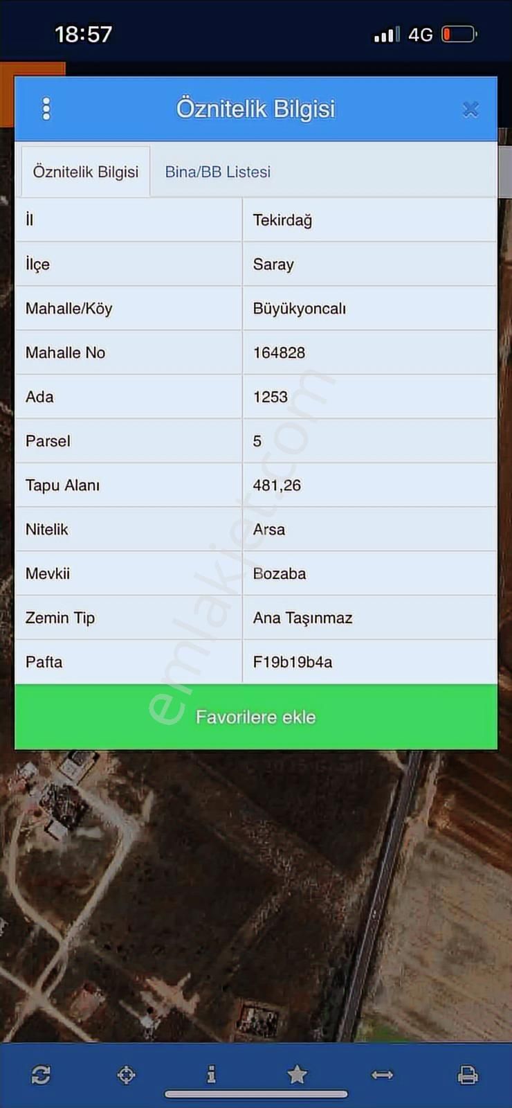 Saray Büyükyoncali Bozoba Villalar Bölgesinde 481 Metre² Arsa - Görsel 12