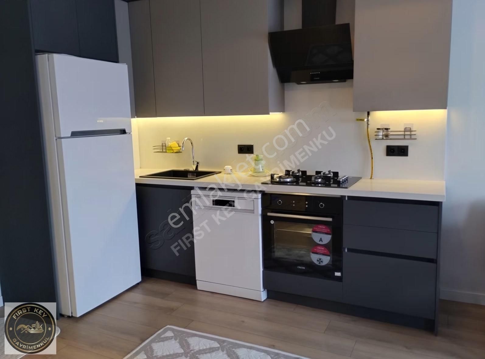 Pancar İzban Durağında, Sıfır Full Eşyalı, Site İçinde Lüks 1+1 - Görsel 12