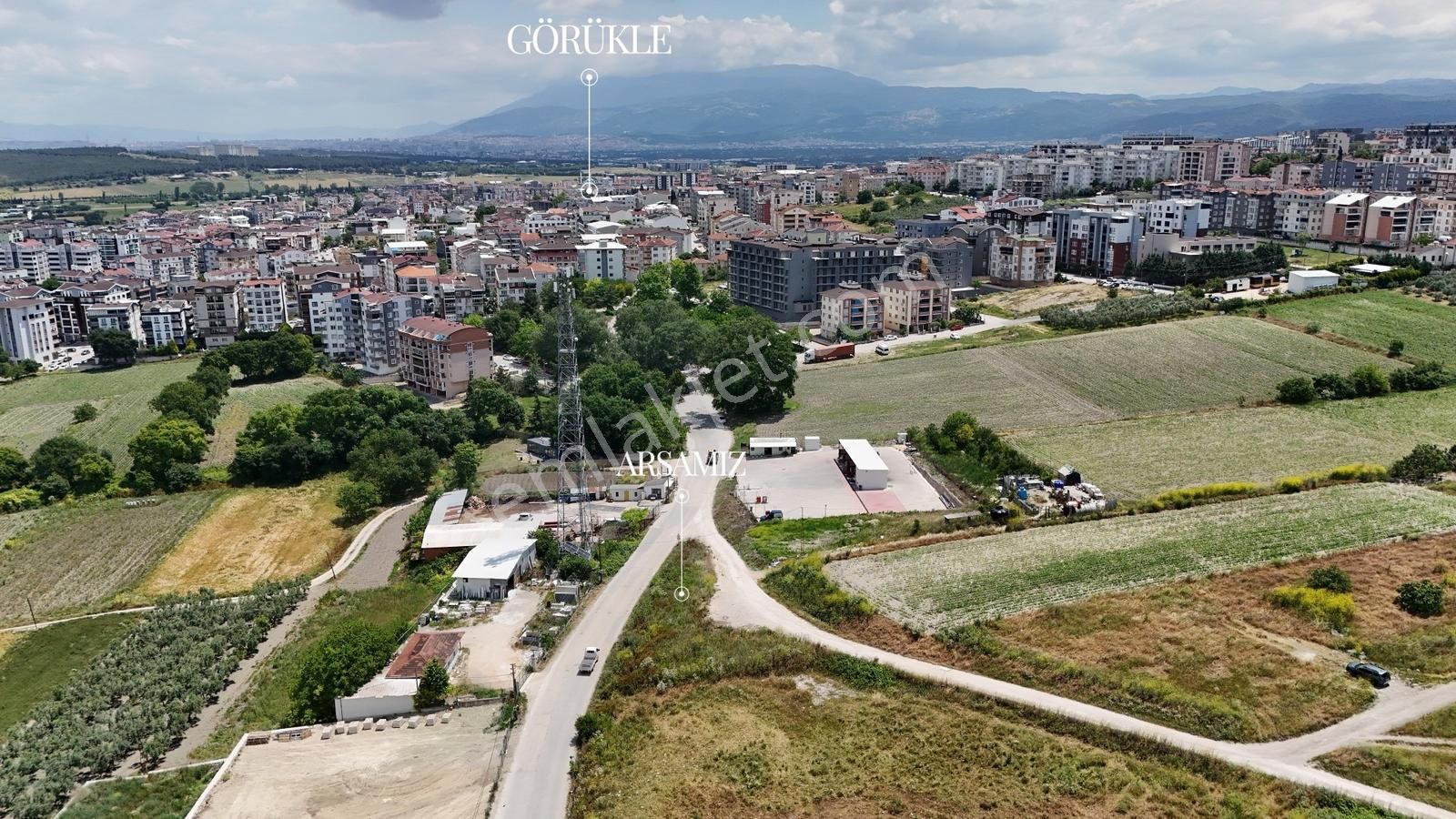 Bursa Görükle Asfalta Sıfır İmar Sınırında Kısmi Takasa Açık