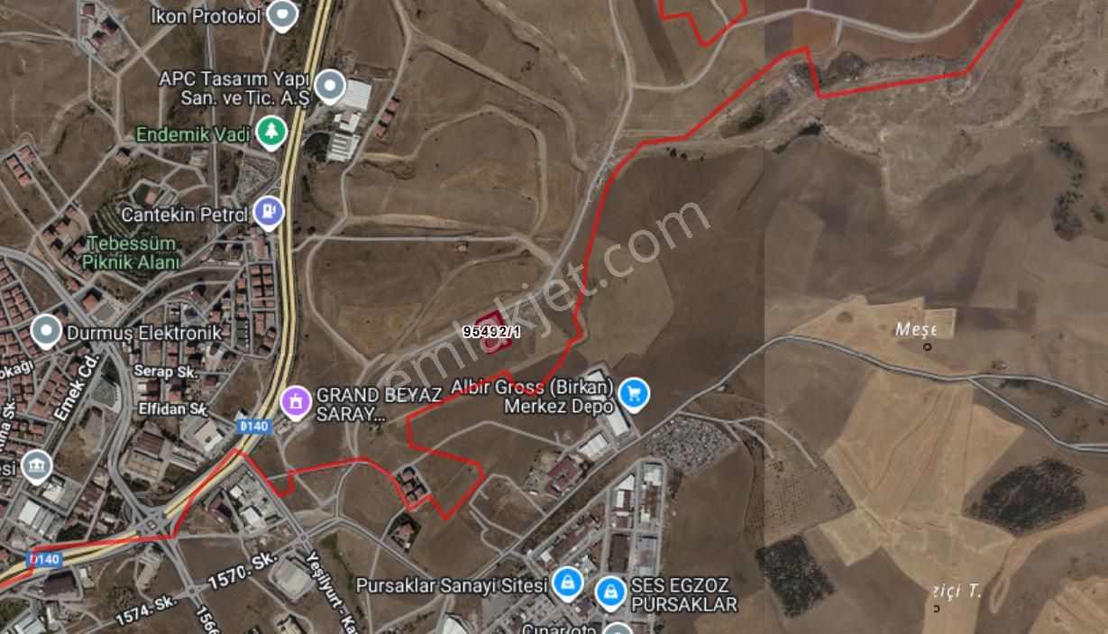 Ankara Pursaklarda Toplu Konut İmarlı Fırsat Arsa - Görsel 5
