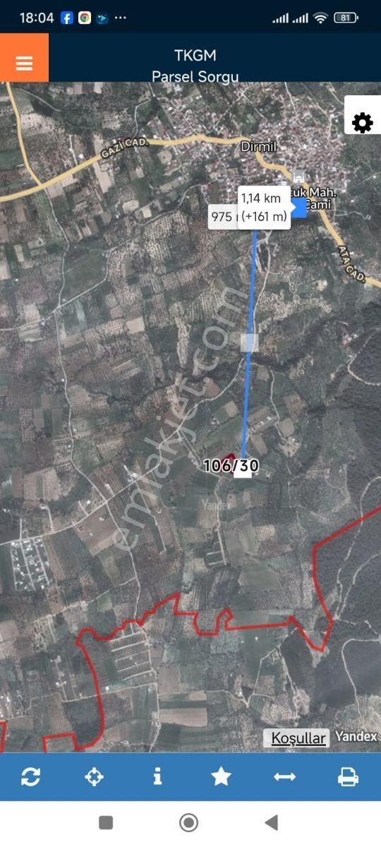 Torbalı Dirmil Düz Zeytinlik 4 Dnm Köye 1km Yakın, Düz - Görsel 21