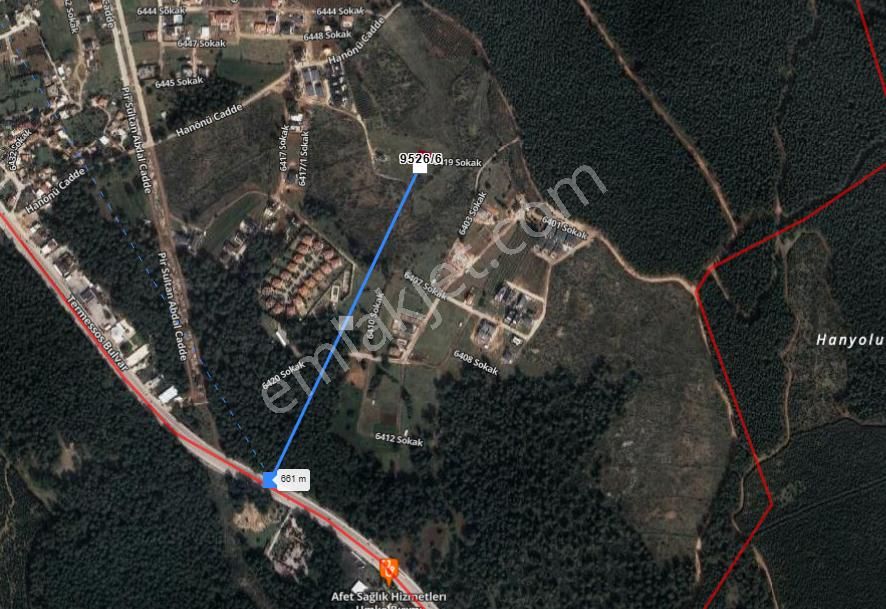 Döşemealtı Düzlerçamı'nda 520 M2 Orman Cepheli Satılık Arsa - Görsel 2