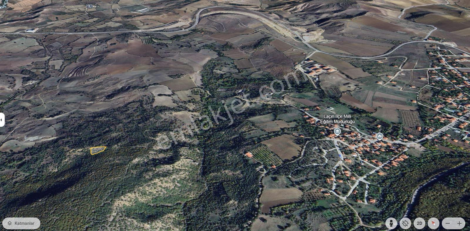 Çorum Laçinde Satılık 1680 M2 Tarla Tek Tapu - Görsel 4